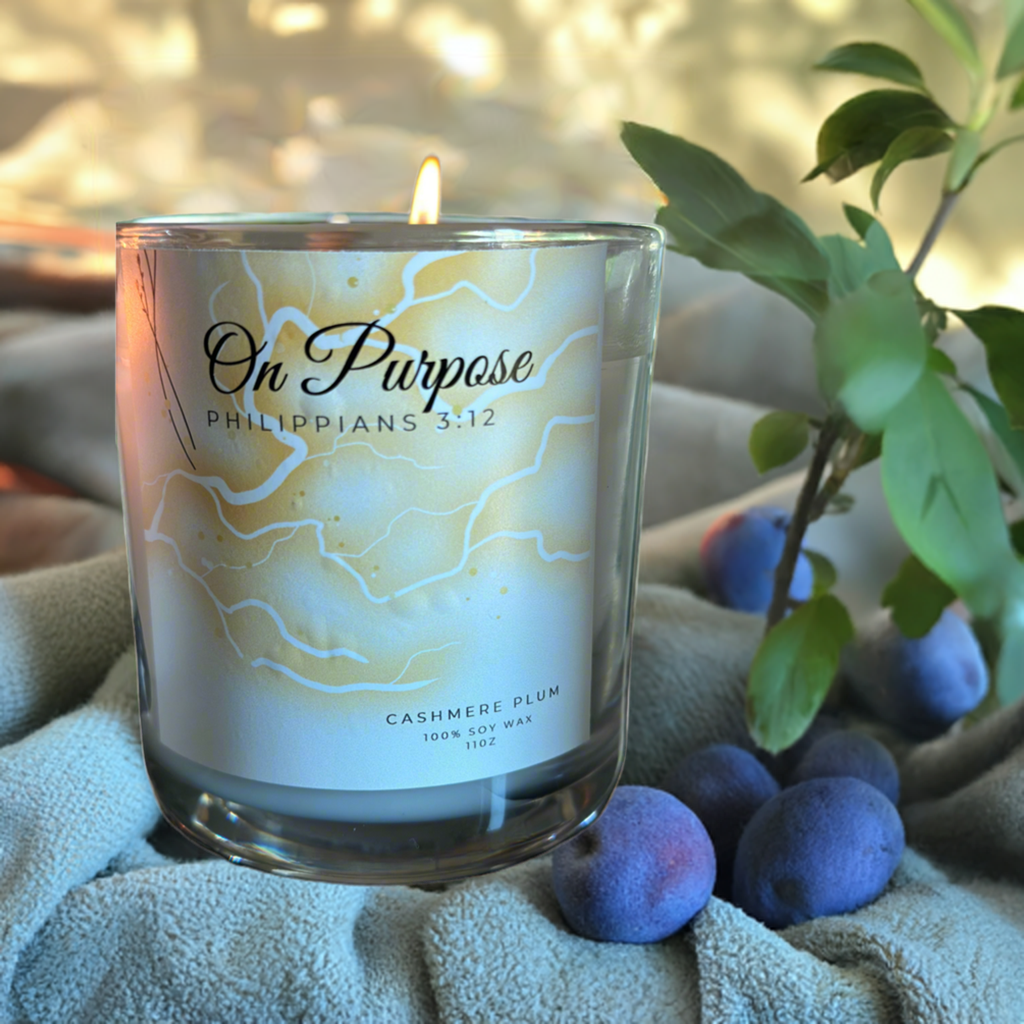 "ON PURPOSE" Cashmere Plum