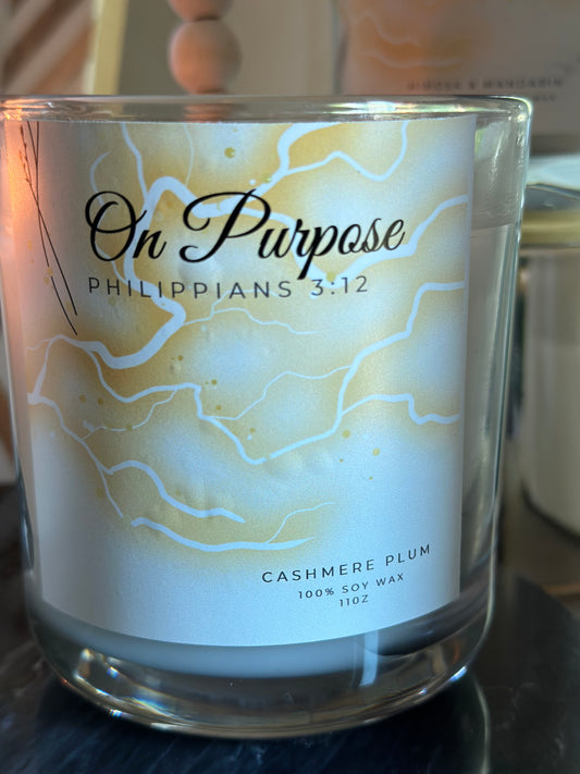 "ON PURPOSE"  Cashmere Plum